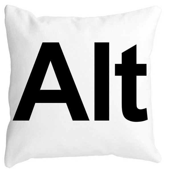 Perna Decorativa Patrata Alt, 40x40 cm, Alba, Mata, Husa Detasabila, Burduf 3 Perna Decorativa Patrata Alt