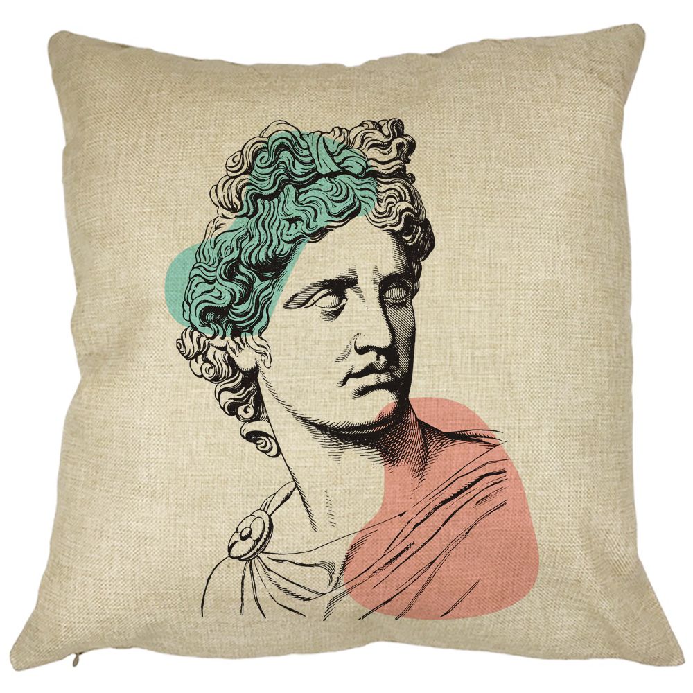 Perna Decorativa Patrata Apollo Belvedere, 40x40 cm, Husa Detasabila, Burduf 7 Perna Decorativa Patrata Apollo Belvedere