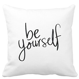 Perna Decorativa Patrata Be Yourself