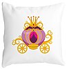 Perna Decorativa Patrata Caleasca Regala, 40x40 cm, Alba, Mata, Husa Detasabila, Burduf 16 Perna Decorativa Patrata Caleasca Regala