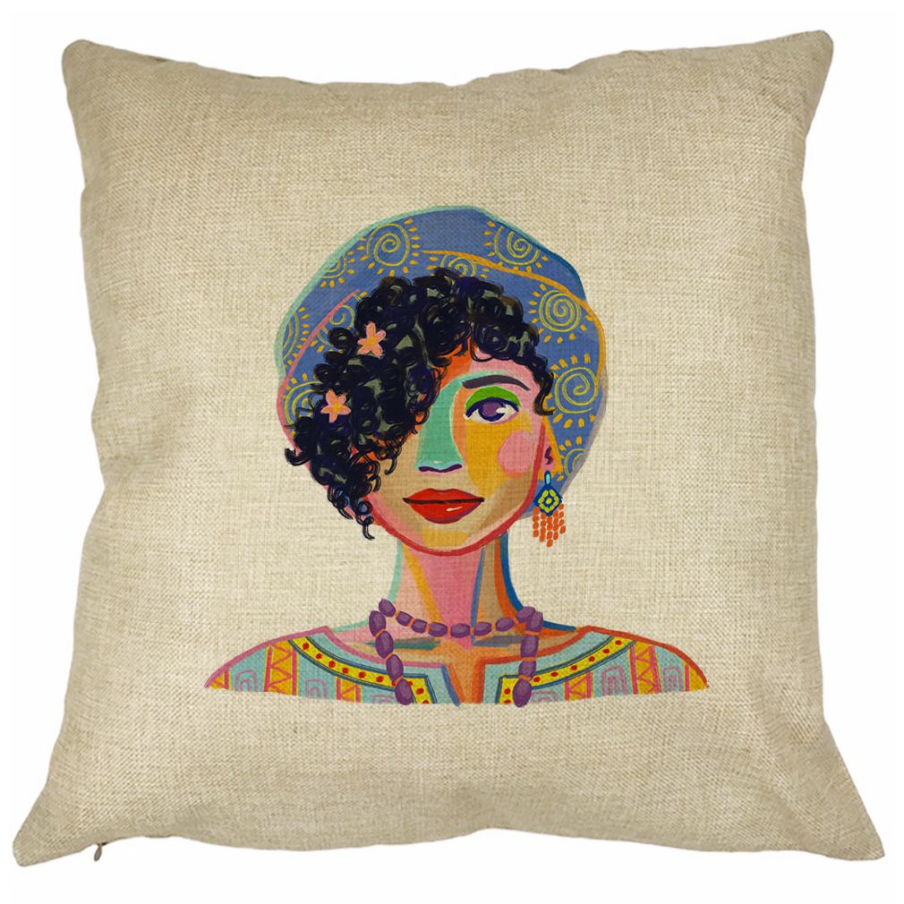 Perna Decorativa Patrata Colorful Fashion, 40x40 cm, Husa Detasabila, Burduf 13 Perna Decorativa Patrata Colorful Fashion
