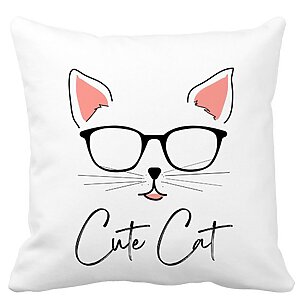 Perna Decorativa Patrata Cute Cat