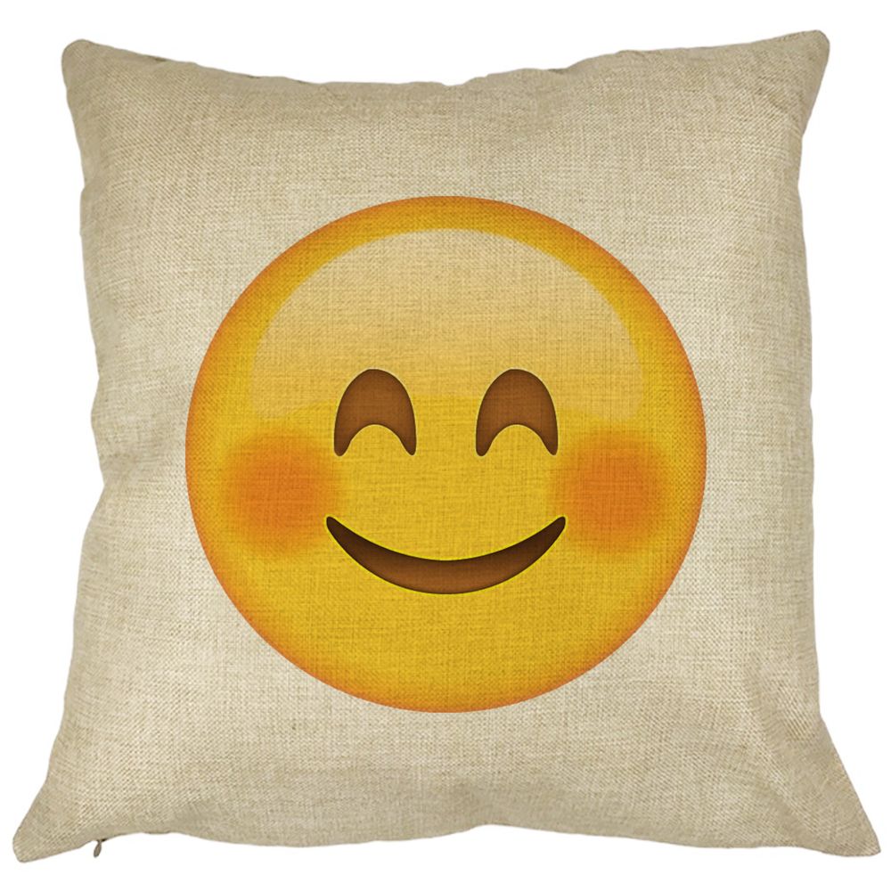 Perna Decorativa Patrata Emoji Rusinos, 40x40 cm, Husa Detasabila, Burduf 13 Perna Decorativa Patrata Emoji Rusinos