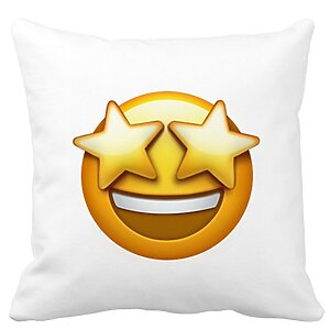 Perna Decorativa Patrata Emoji WOW