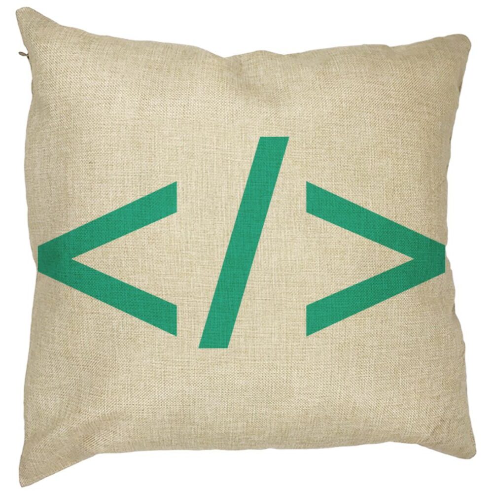 Perna Decorativa Patrata IT Coder, 40x40 cm, Husa Detasabila, Burduf 11 Perna Decorativa Patrata IT Coder