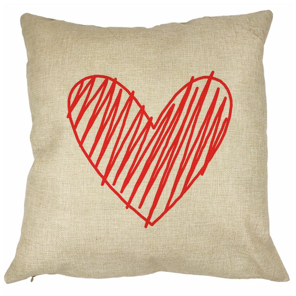 Perna Decorativa Patrata Inimioara, 40x40 cm, Husa Detasabila, Burduf 11 Perna Decorativa Patrata Inimioara