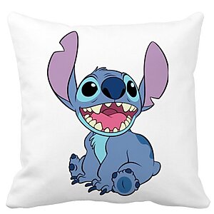 Perna Decorativa Patrata Lino din Desene Animate