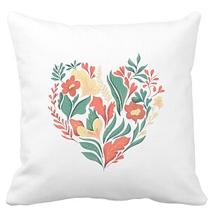Perna Decorativa Patrata Love Flowers