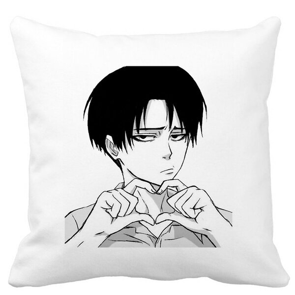 Perna Decorativa Patrata Love You Levi, 40x40 cm, Alba, Mata, Husa Detasabila, Burduf 9 Perna Decorativa Patrata Love You Levi