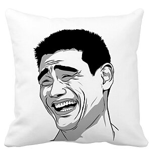 Perna Decorativa Patrata Meme