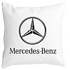 Perna Decorativa Patrata Mercedes, 40x40 cm, Alba, Mata, Husa Detasabila, Burduf 16 Perna Decorativa Patrata Mercedes