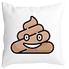 Perna Decorativa Patrata Poo Emoji, 40x40 cm, Alba, Mata, Husa Detasabila, Burduf 16 Perna Decorativa Patrata Poo Emoji
