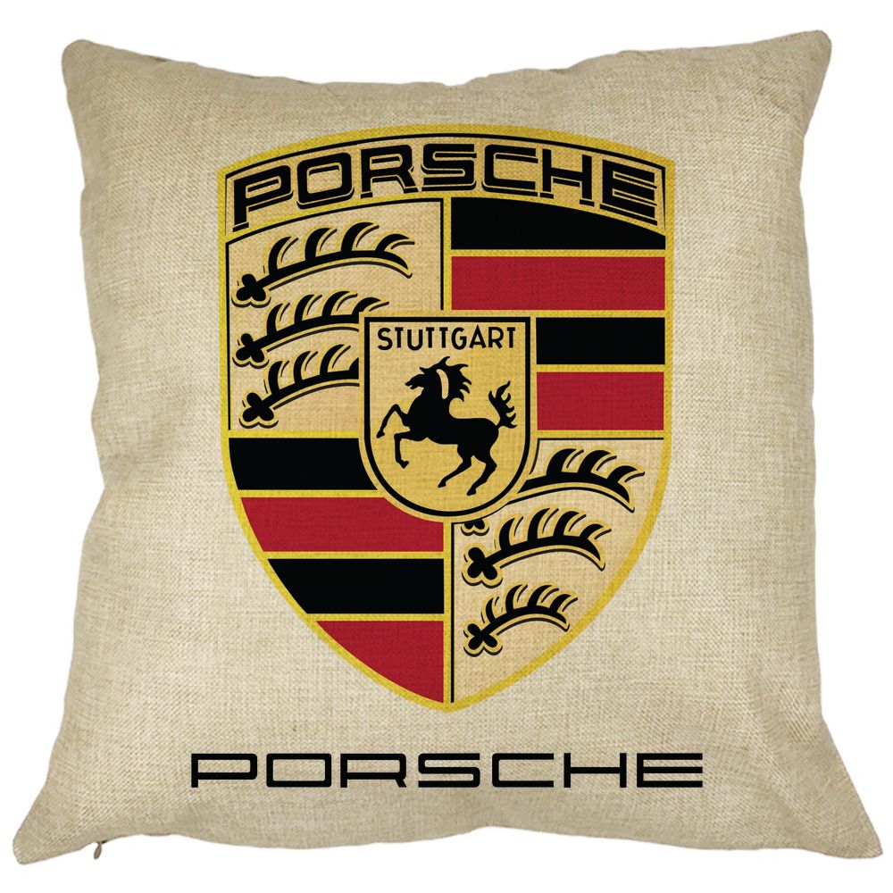 Perna Decorativa Patrata Porsche, 40x40 cm, Husa Detasabila, Burduf 13 Perna Decorativa Patrata Porsche
