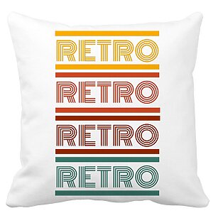 Perna Decorativa Patrata Retro Colors