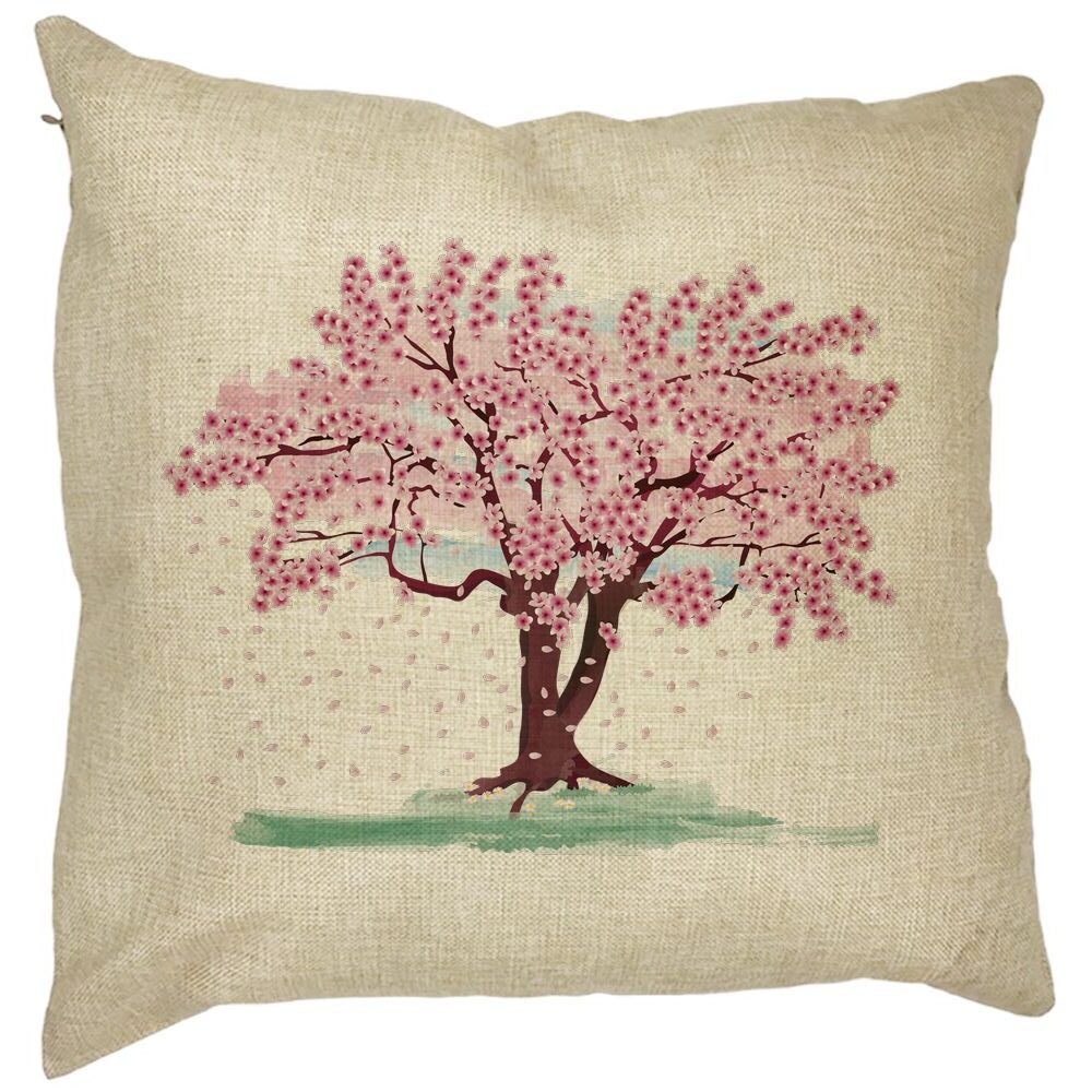 Perna Decorativa Patrata Rose Tree, 40x40 cm, Husa Detasabila, Burduf 11 Perna Decorativa Patrata Rose Tree