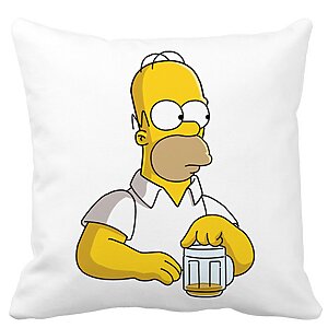 Perna Decorativa Patrata Simpsons Homer