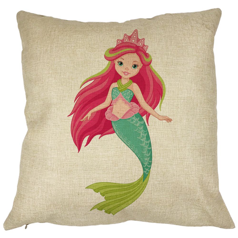 Perna Decorativa Patrata Sirena Verde, 40x40 cm, Husa Detasabila, Burduf 7 Perna Decorativa Patrata Sirena Verde