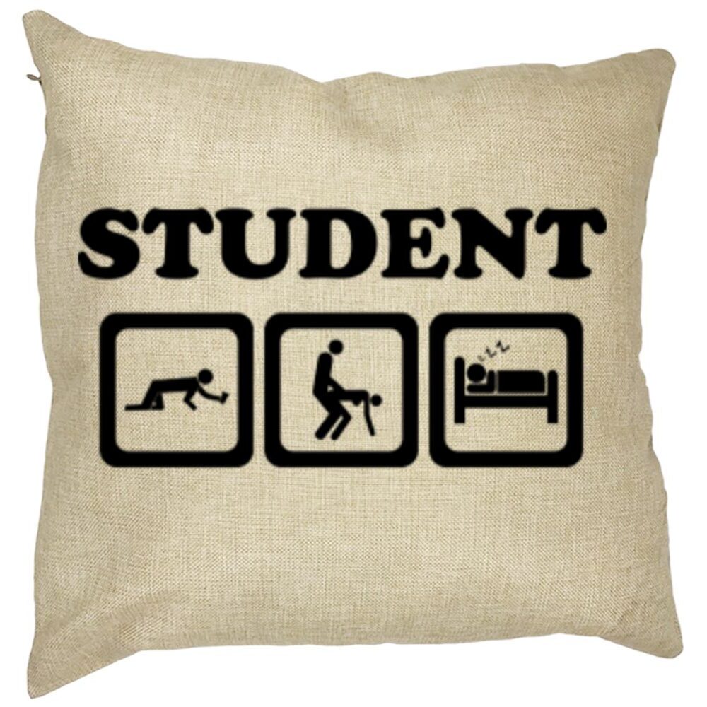 Perna Decorativa Patrata Student, 40x40 cm, Husa Detasabila, Burduf 11 Perna Decorativa Patrata Student