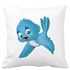 Perna Decorativa Patrata TweetTweet, 40x40 cm, Alba, Mata, Husa Detasabila, Burduf 16 Perna Decorativa Patrata TweetTweet