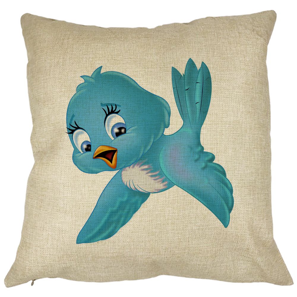 Perna Decorativa Patrata TweetTweet, 40x40 cm, Husa Detasabila, Burduf 13 Perna Decorativa Patrata TweetTweet