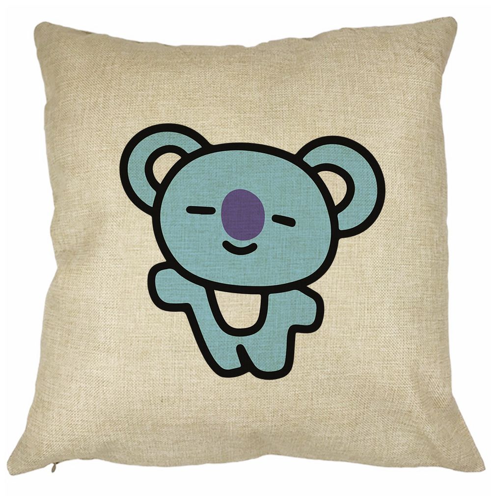 Perna Decorativa Patrata Ursulet Koala, 40x40 cm, Husa Detasabila, Burduf 17 Perna Decorativa Patrata Ursulet Koala