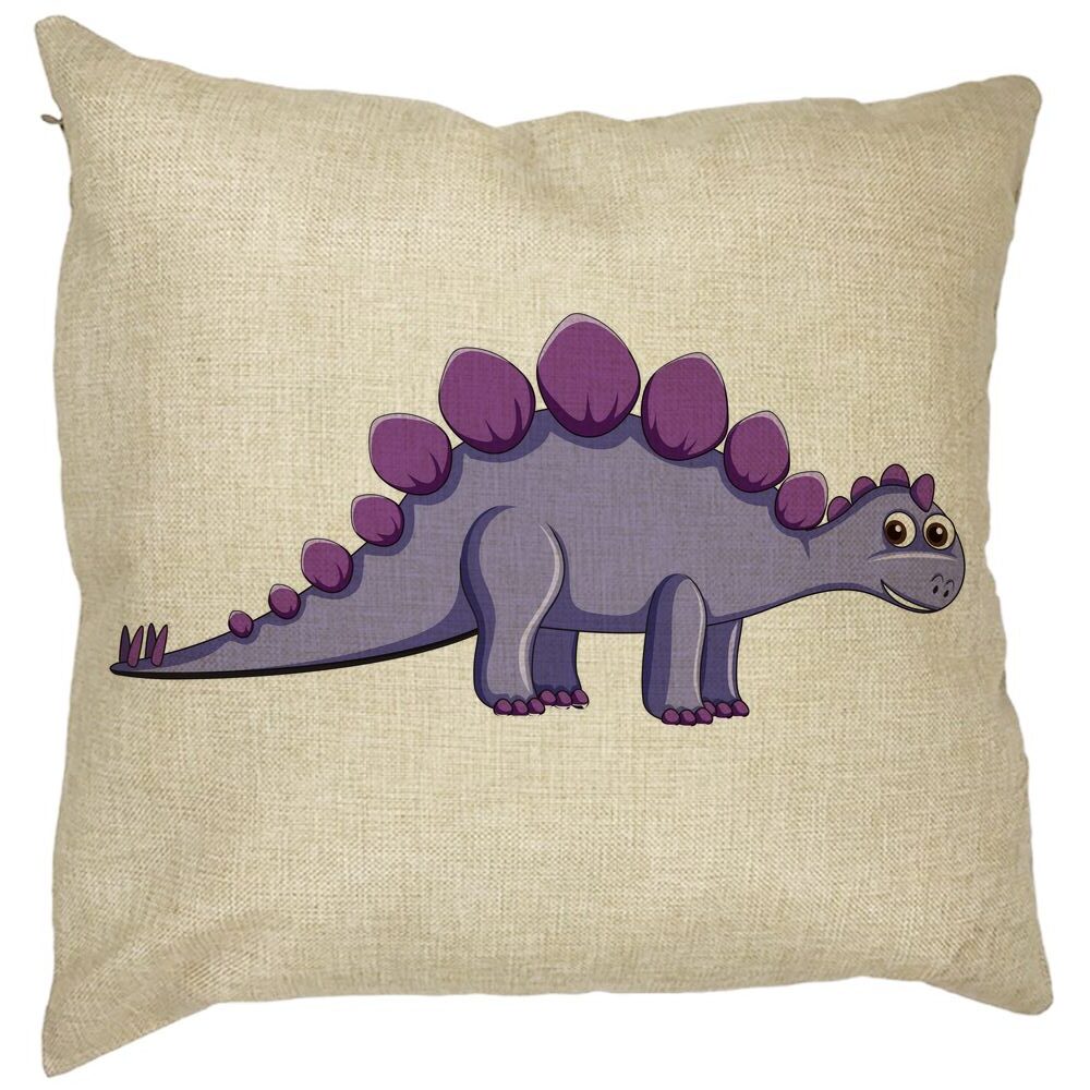 Perna Decorativa Patrata copii Dinozaur Mov, 40x40 cm, Husa Detasabila, Burduf 11 Perna Decorativa Patrata copii Dinozaur Mov