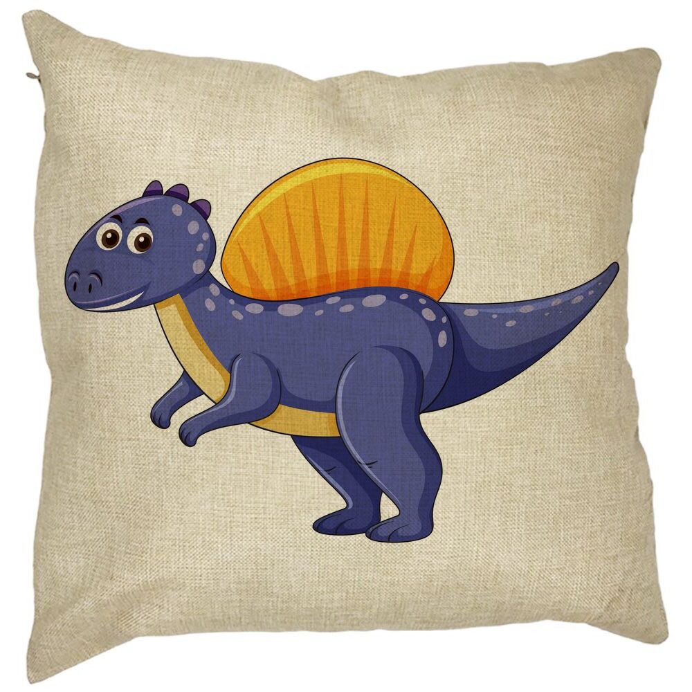 Perna Decorativa Patrata copii Dinozaur Mov inchis, 40x40 cm, Husa Detasabila, Burduf 11 Perna Decorativa Patrata copii Dinozaur Mov inchis