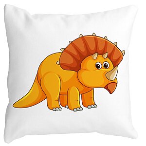 Perna Decorativa Patrata copii cu Rhino