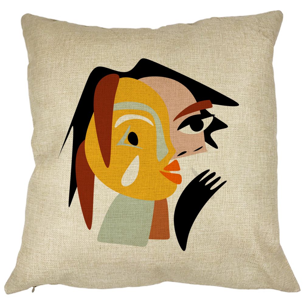 Perna Decorativa, Picasso style 2,40x40 cm, Husa Detasabila, Burduf 11 Perna Decorativa
