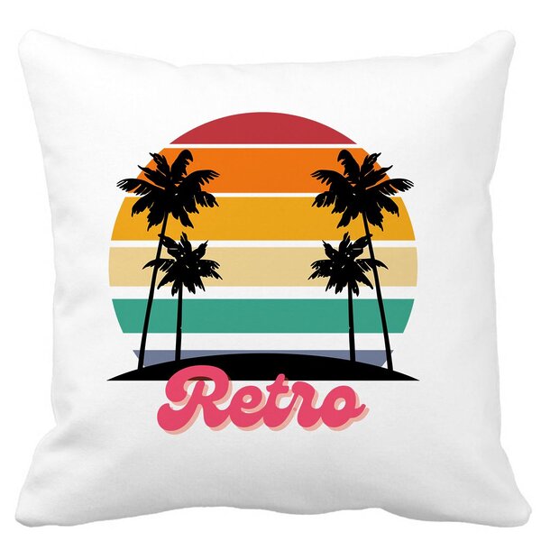 Perna Decorativa, Retro, 40x40 cm, Alba, Mata, Husa Detasabila, Burduf 11 Perna Decorativa