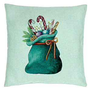 Perna Decorativa Sacul lui Mos Craciun cu cadouri