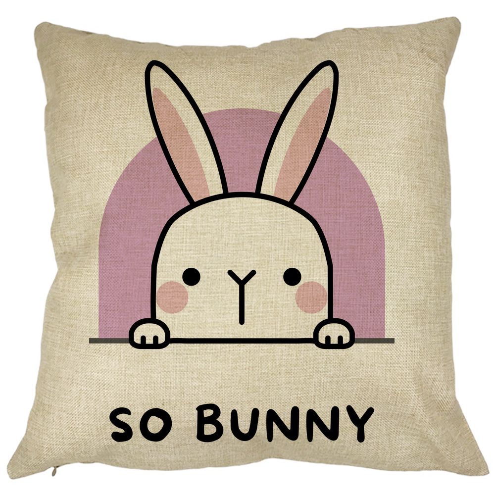 Perna Decorativa, So Bunny, 40x40 cm, Husa Detasabila, Burduf 11 Perna Decorativa