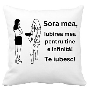 Perna Decorativa Sora mea 10