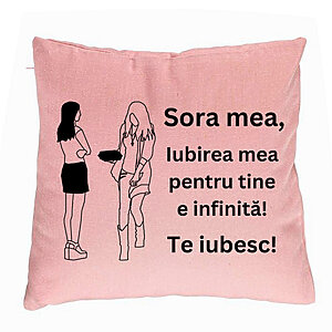 Perna Decorativa Sora mea 10