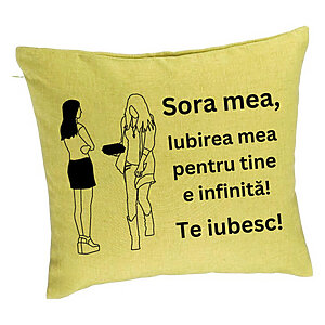 Perna Decorativa Sora mea 10