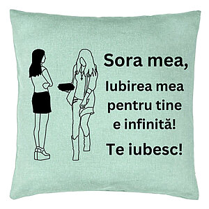 Perna Decorativa Sora mea 10