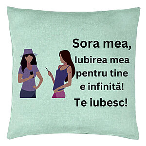 Perna Decorativa Sora mea 16
