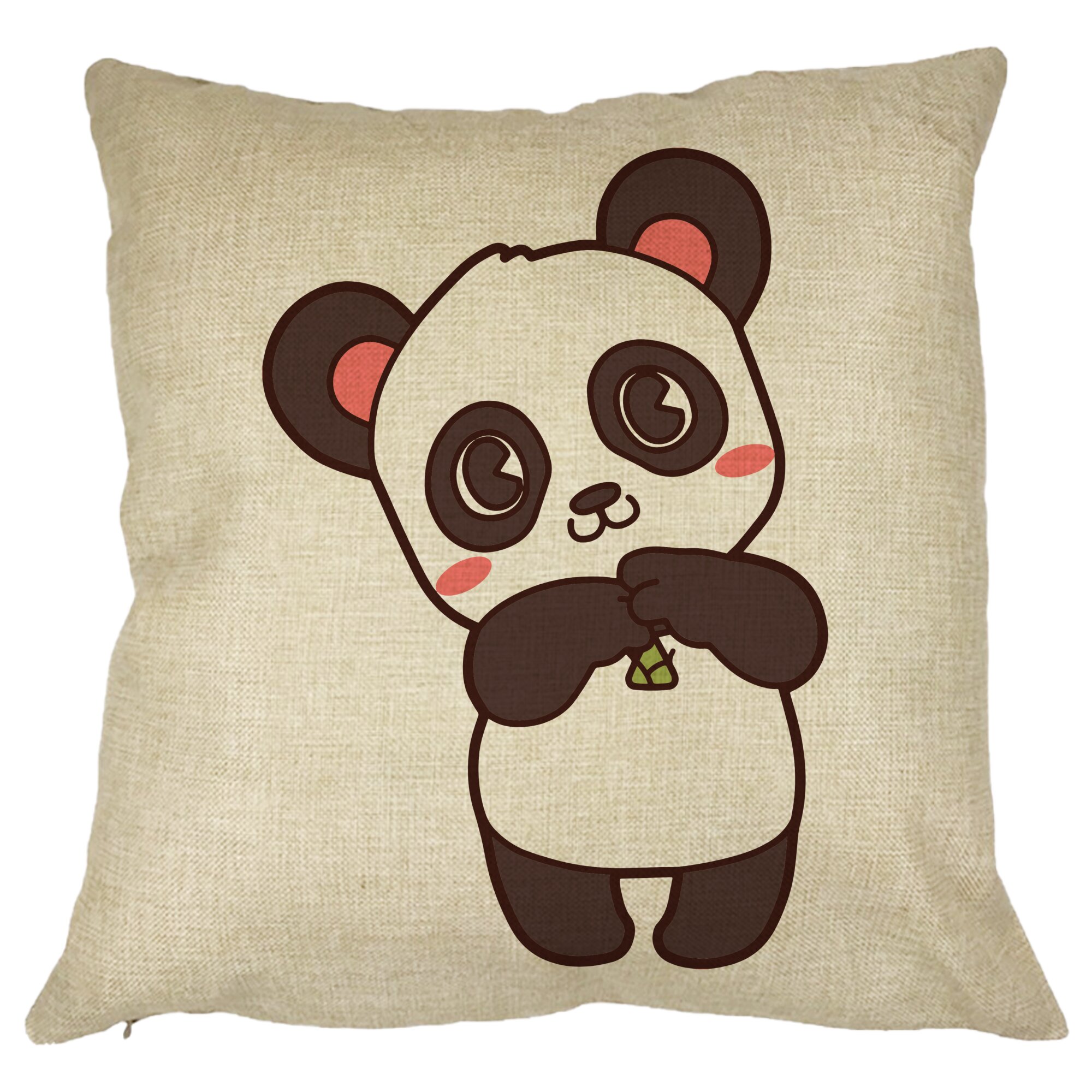 Perna Decorativa Urs Panda, 40x40 cm, Husa Detasabila, Burduf 11 Perna Decorativa Urs Panda