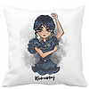 Perna Decorativa Wednesday Addams Dancing Hands 2,40x40 cm, Alba, Mata, Husa Detasabila, Burduf 16 Perna Decorativa Wednesday Addams Dancing Hands 2