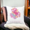 Perna Decorativa, Zodia Gemeni, 40x40 cm, Alba, Mata, Husa Detasabila, Burduf 20 Mata