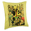 Perna Decorativa cu Assasination Classroom, 40x40 cm, Verde, Husa Detasabila, Burduf 7 Perna Decorativa cu Assasination Classroom