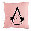 Perna Decorativa cu Assasin's Creed Fans 2, 40x40 cm, Roz, Husa Detasabila, Burduf 7 Perna Decorativa cu Assasin's Creed Fans 2