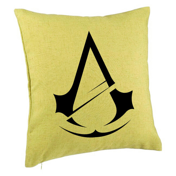 Perna Decorativa cu Assasin's Creed Fans 2, 40x40 cm, Verde, Husa Detasabila, Burduf 5 Perna Decorativa cu Assasin's Creed Fans 2