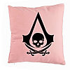 Perna Decorativa cu Assasin's Creed Fans, 40x40 cm, Roz, Husa Detasabila, Burduf 7 Perna Decorativa cu Assasin's Creed Fans