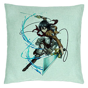 Perna Decorativa cu Attack on Titan Mikasa