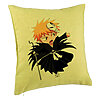 Perna Decorativa cu Bleach Mini Ichigo, 40x40 cm, Verde, Husa Detasabila, Burduf 7 Perna Decorativa cu Bleach Mini Ichigo