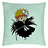 Perna Decorativa cu Bleach Mini Ichigo, 40x40 cm, Verde Menta, Husa Detasabila, Burduf 7 Perna Decorativa cu Bleach Mini Ichigo