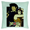 Perna Decorativa cu Cowboy Bebop, 40x40 cm, Verde Menta, Husa Detasabila, Burduf 7 Perna Decorativa cu Cowboy Bebop