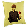 Perna Decorativa cu Death Note SV, 40x40 cm, Verde, Husa Detasabila, Burduf 7 Perna Decorativa cu Death Note SV