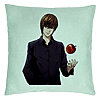 Perna Decorativa cu Death Note SV, 40x40 cm, Verde Menta, Husa Detasabila, Burduf 7 Perna Decorativa cu Death Note SV